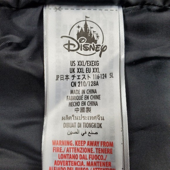 Disney Black and Gold Puffer Jacket - Picture 14 of 16